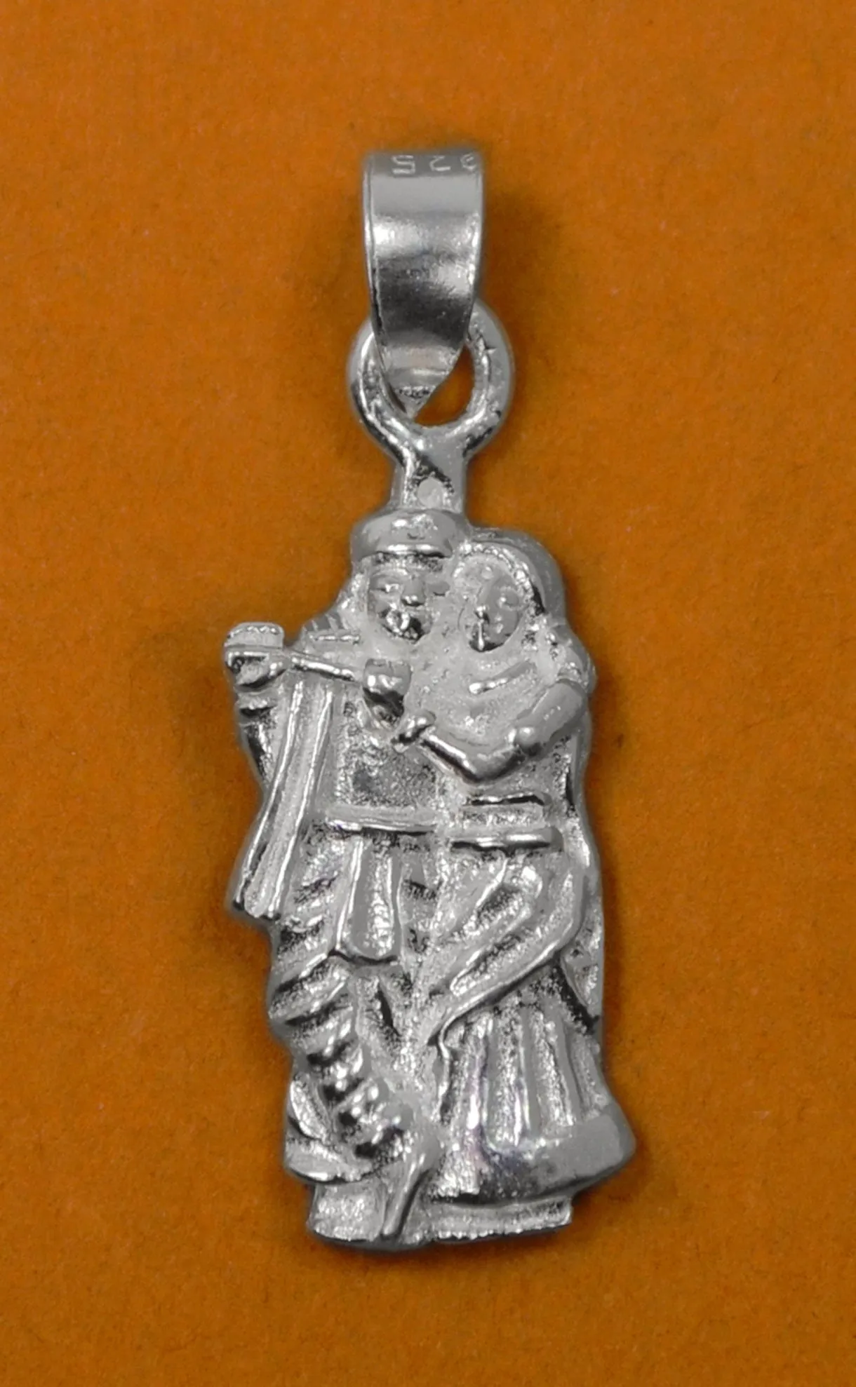 925 Silver Radha Krishna Pendant (Design 24)