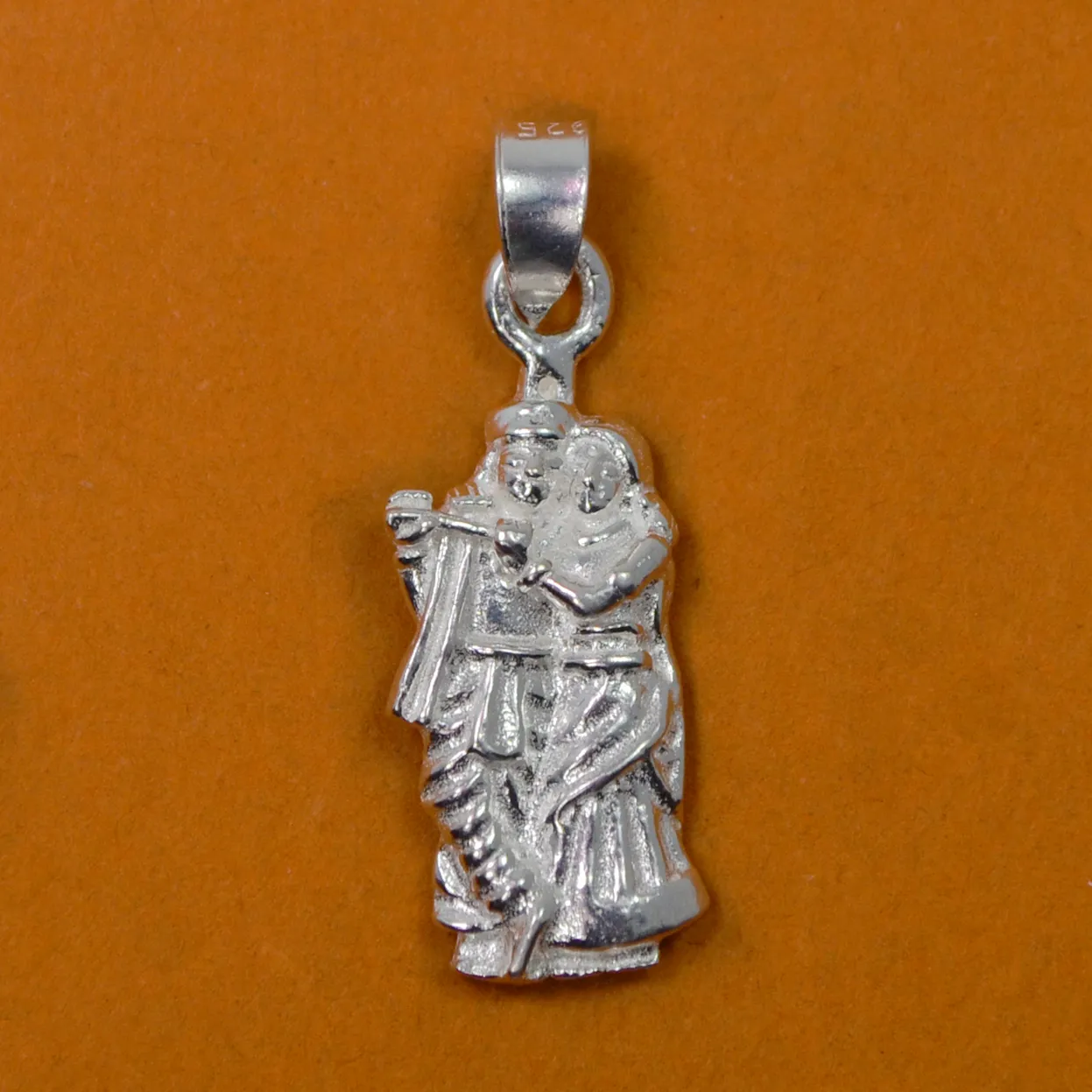 925 Silver Radha Krishna Pendant (Design 24)