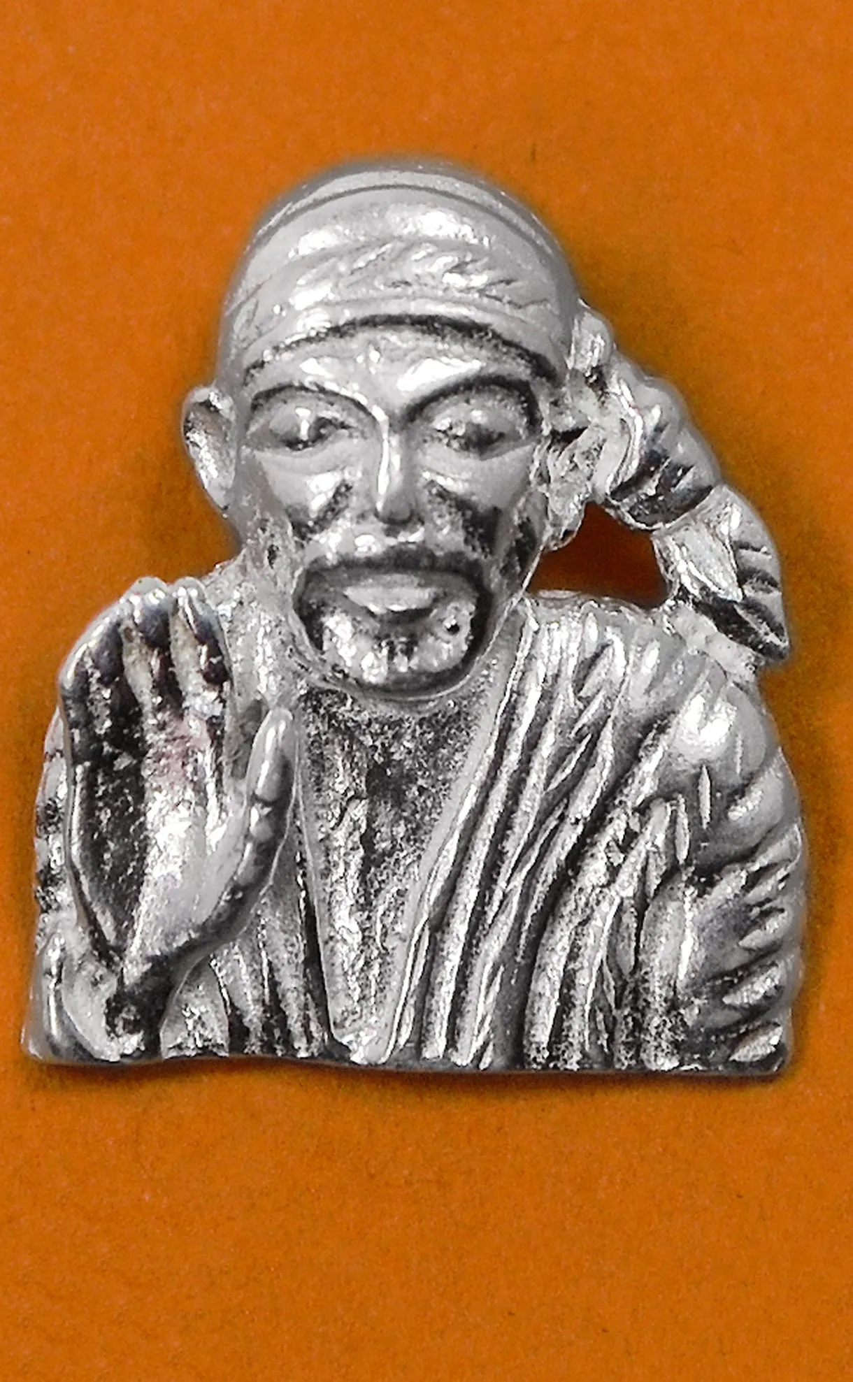 925 Silver Sai baba Pendant (Design 22)