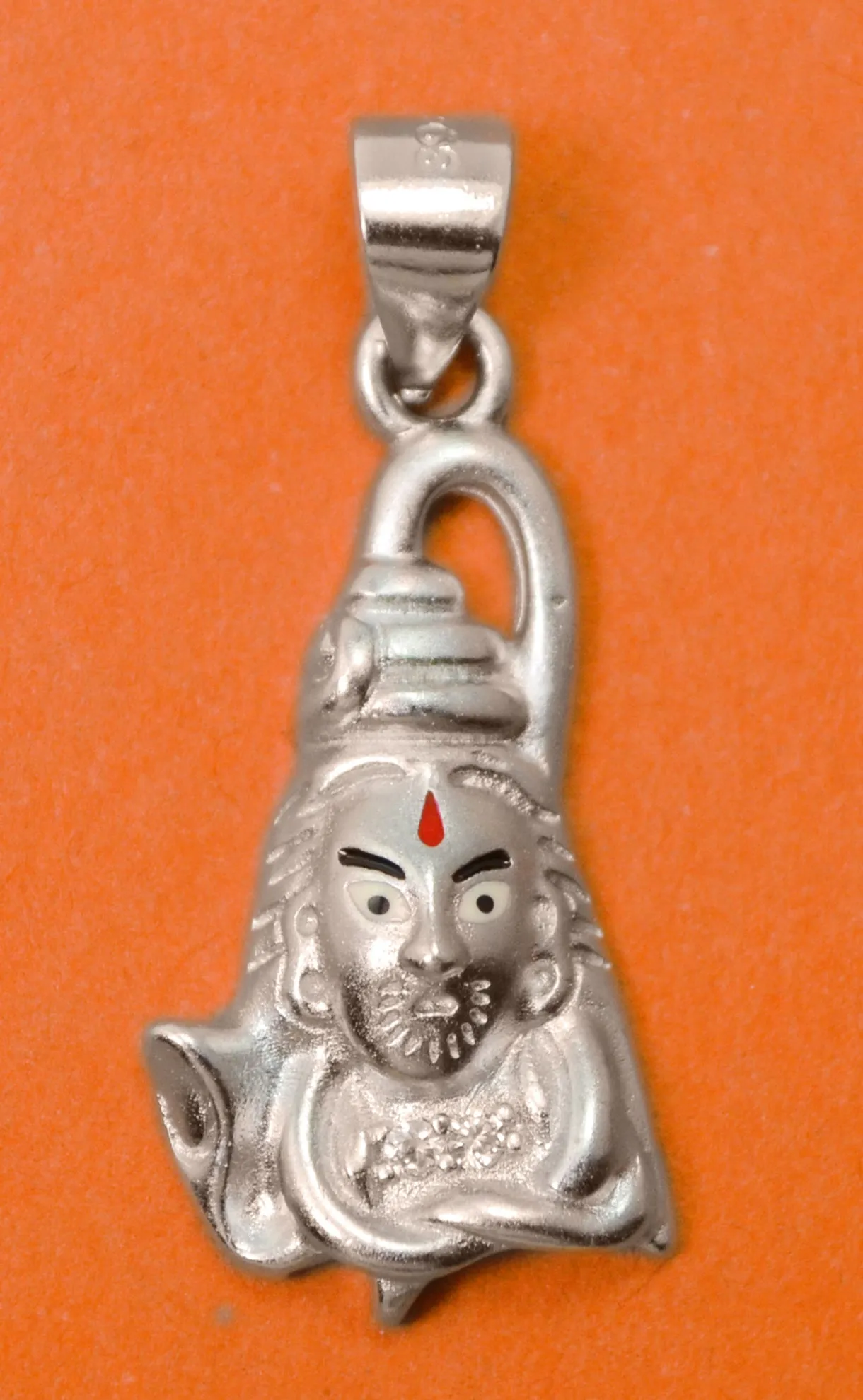 925 Silver Shiva Matte Pendant (Design 35)