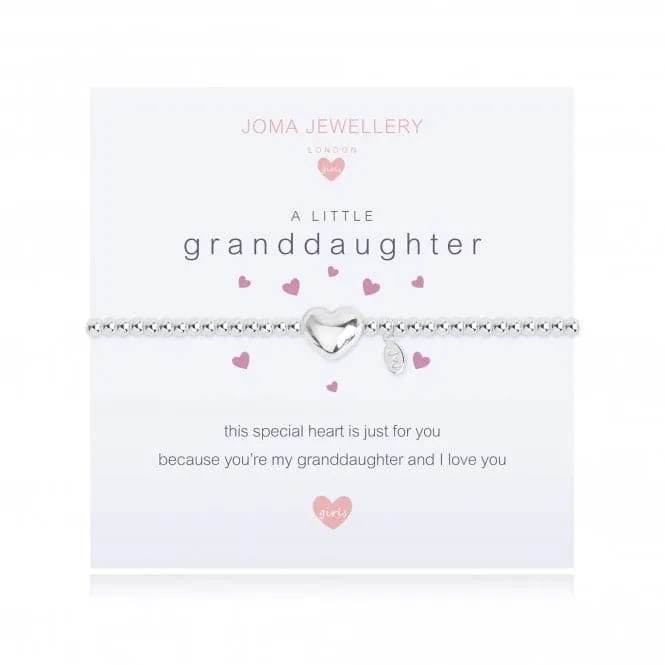 A Little Granddaughter Silver Bracelet C395