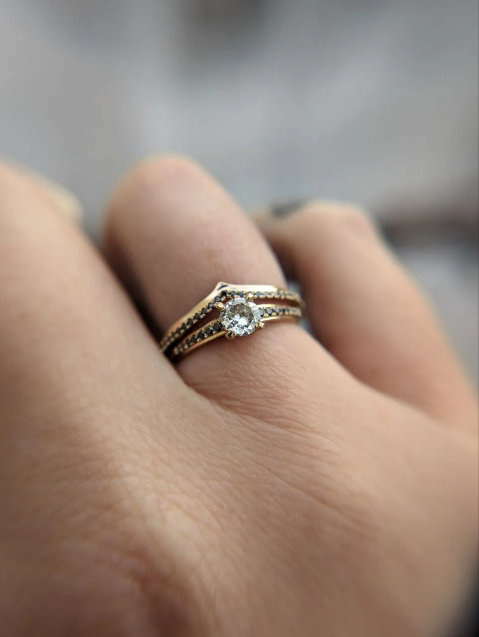 Black Diamond Stepped Nesting Band