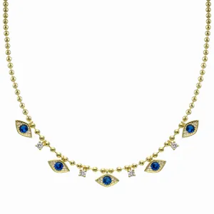 Evil Eye Ball Necklace