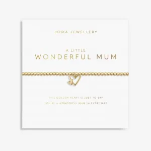 Golden Glow A Little Wonderful Mum Gold 17.5cm Bracelet 5950