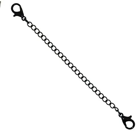Mandala Crafts Stainless Steel Necklace Extender Bracelet Extender Chain with Double Lobster Clasps, Set of 8 Pieces