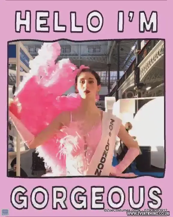 Pink Burlesque Feather Fans for Hire | Zoe London Dance Costumes Hire